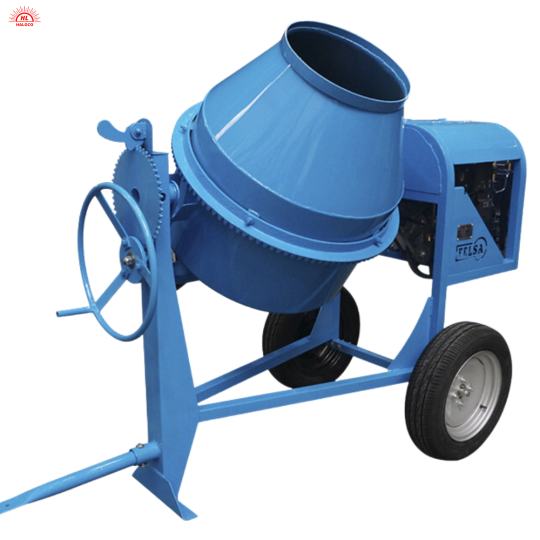 XE BỒN TRỘN MÀU XANH